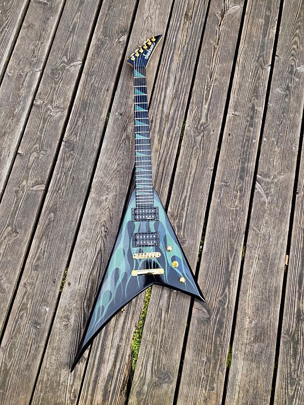 Jackson Randy Rhoads 2007 Ghost Holo Flame | Reverb