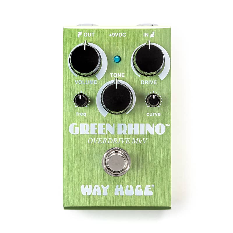 Way Huge WM22 Smalls Green Rhino MKV Mini Overdrive Effects Pedal