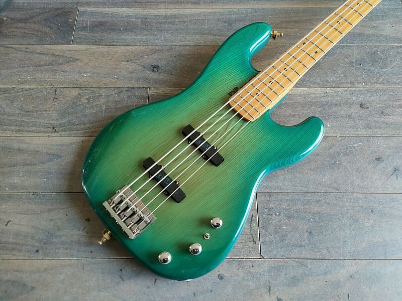 1980's ESP Japan Craft House 5-String Jazz Bass (Greenburst