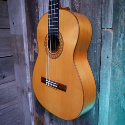 M. G. Contreras Flamenco Student Model 1980's-1990's - Natural with Hard Case & Wittner Mechanical Tuners image 4