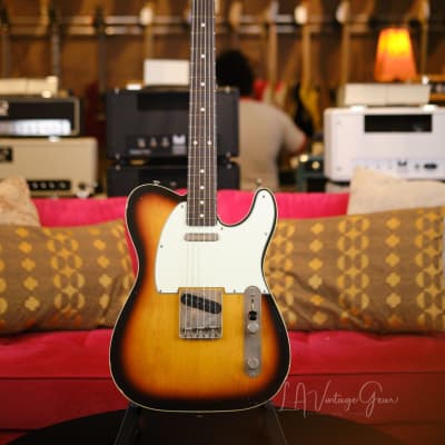 Xotic XTC1 T-Style Relic'd Electric Guitar - Sunburst Finish, Double Bound & RW Fingerboard #3071 - New Build! for sale