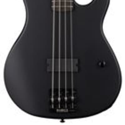 ESP LTD AP4 Black Metal Bass Black Satin image 1