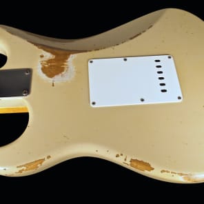 2015 Fender Stratocaster 1956 Custom Shop 56 Strat Heavy Relic Desert Sand image 4