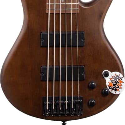 Ibanez GSR206 6-String Electric Bass Guitar Walnut image 2