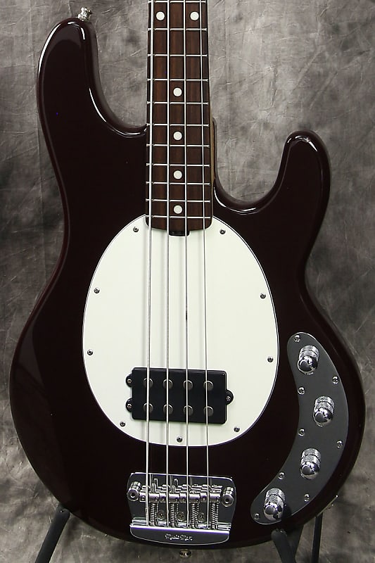 Music Man Stingray 4 R Rolls Burgundy MH - Free Shipping
