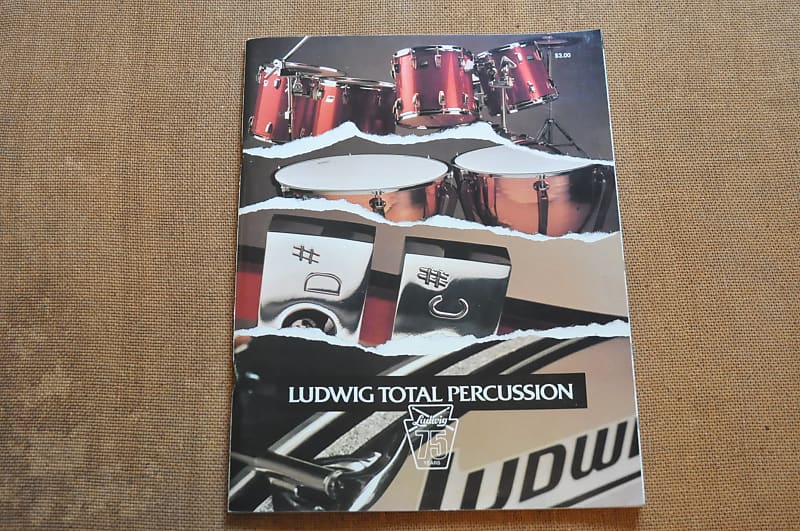 Ludwig drums vintage catalog booklet brochure. 1985 Reverb Canada