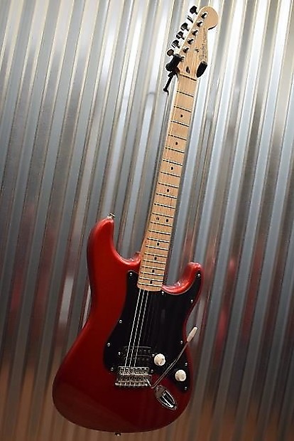 Fender Stratocaster Tom Delonge Style Single Humbucker Red Mexico