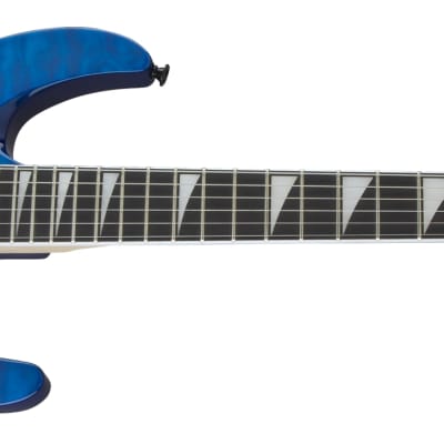 Jackson JS Series Dinky Arch Top JS32Q DKA Electric Guitar, Amaranth Fingerboard, Transparent Blue image 5