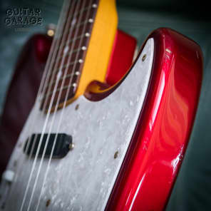 1999 Fender Japan Mustang Competition Stripe Red Vintage Reissue guitar -  CIJ | Reverb