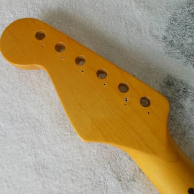 Unbranded Stratocaster Amber Maple Neck image 4