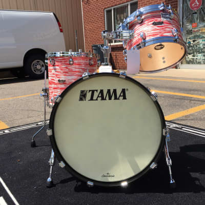 Tama Starclassic all Maple series #MR30CMS =3pc. Shell Pk in Red and White Oyster wrap w/Free ship image 3