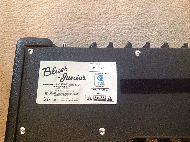 Fender Blues Jr. late 90's Made in U.S.A Black Tolex
