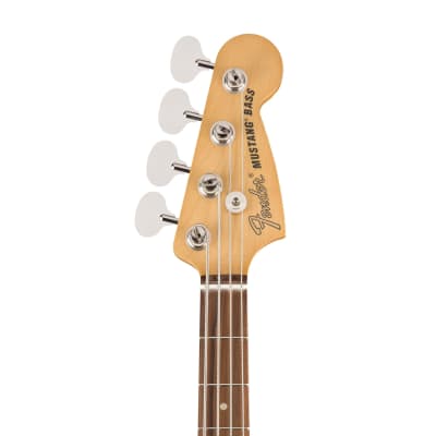 Fender Vintera 60s Mustang Bass Guitar, Pau Ferro FB, Fiesta Red image 5