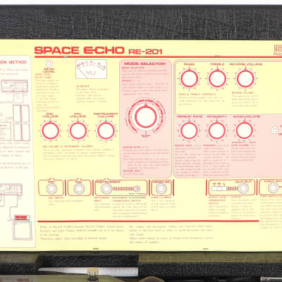 Vintage 1982 Roland Japan RE-201 Space Echo Delay Reverb Electric Guitar Effect image 9