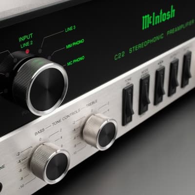 McINTOSH C22 MkV - 2 Channel Vacuum Tube Preamplifier - NEW! image 7
