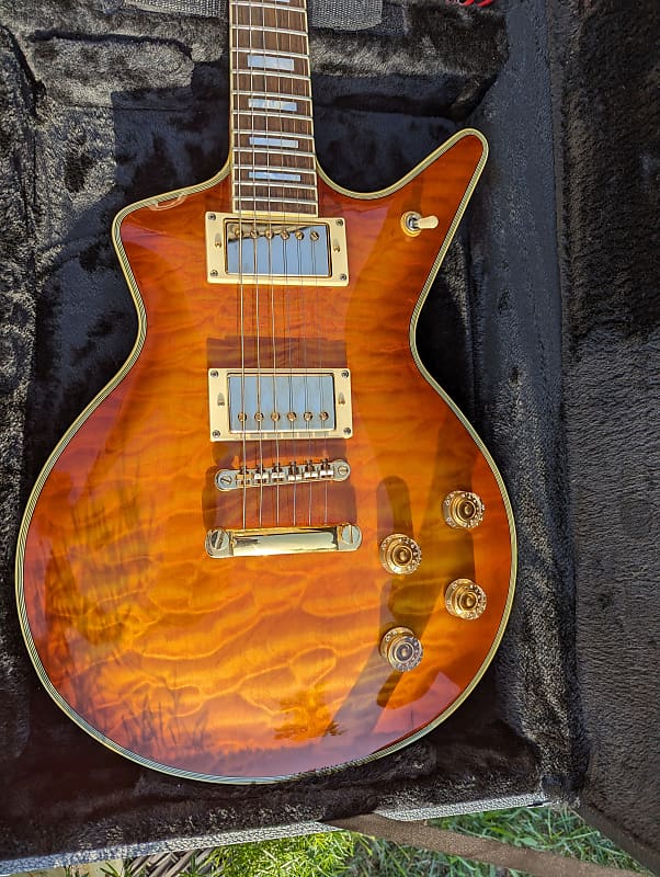 Dean Cadillac Select Quilted Iced Tea Burst | Reverb