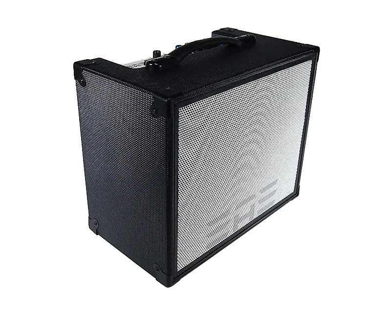 Elite Acoustics EAE  A6-55 100 W 6 Chan Acoustic Amplifier with LFP Battery/Bluetooth Black Carbon Fiber image 1