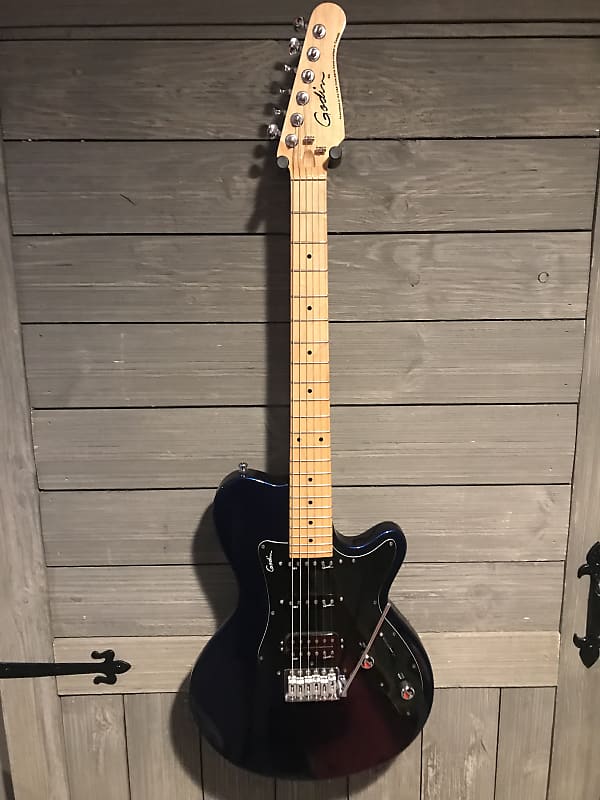 Godin Canada SD HSS 22 Fret Electric Guitar. Midnight Reverb