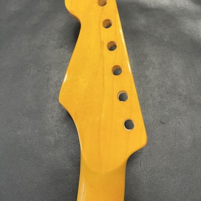 Unbranded Stratocaster Strat Replacement neck Vintage Tint Gloss  12"radius 1.63" nut width #3 image 12