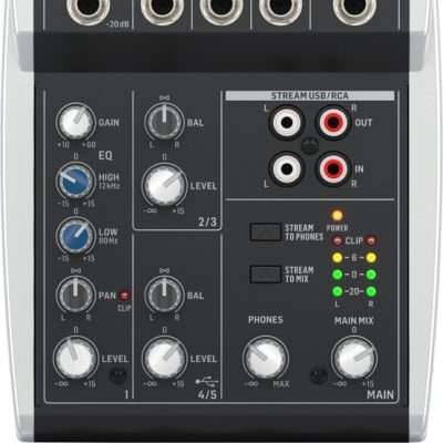 Behringer UB1204FX-Pro Eurorack 8 channel Mixer | Reverb