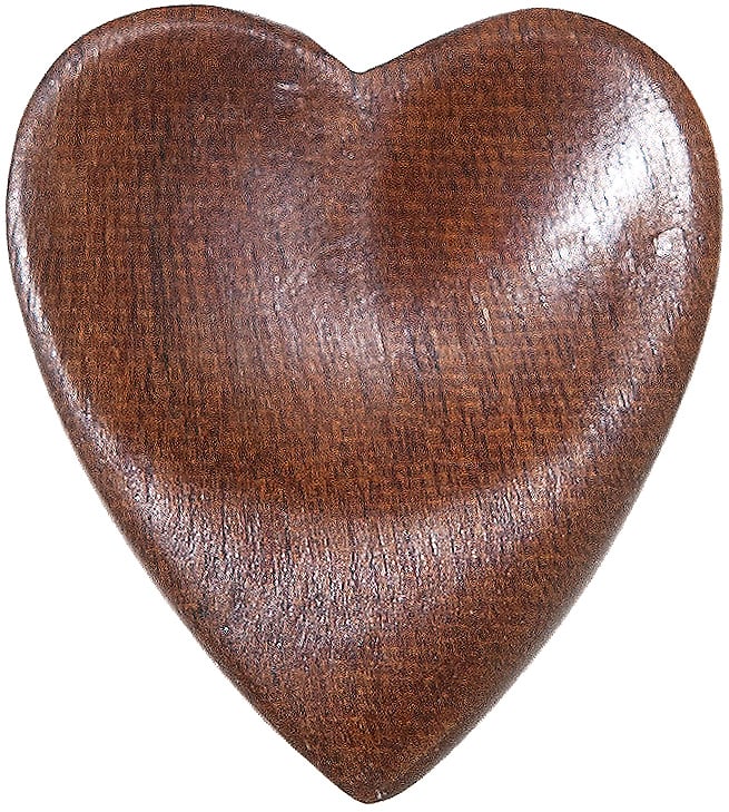 W4M Lomotra Luxury Guitar Pick - Heart Shape - Right Hand - Dimple Thumb - Groove Index image 1