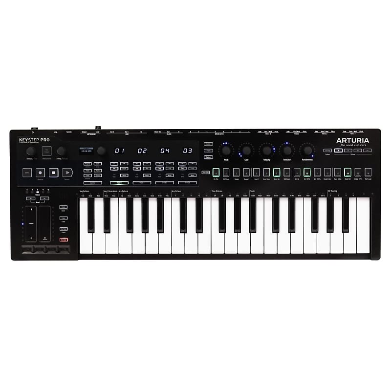 Arturia Keystep Pro Chroma 37-Key Controller and Unparalleled 4-Track Sequencer and Keyboard image 1