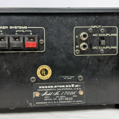 Vintage Marantz 170DC Power Amplifier - Tested & Working image 14