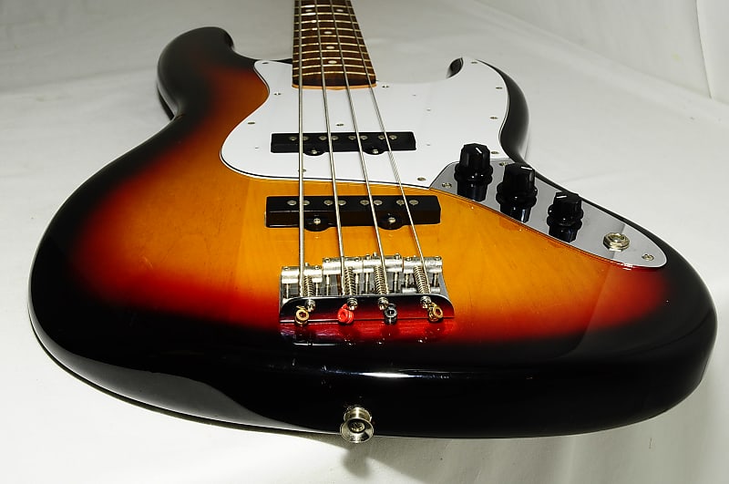 Excellent Fender Japan JB-53 Jazz Bass Sunburst Electric Bass Ref No 2559