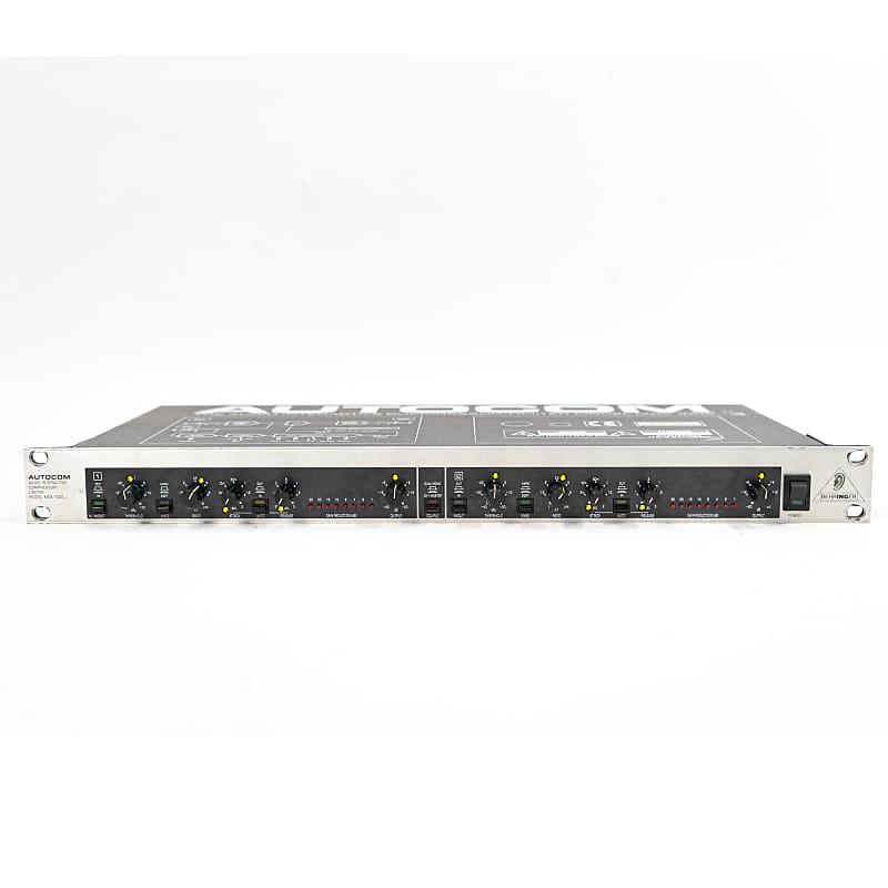 BEHRINGER MDX-1000 2chコンプレッサー・リミッター Behringer Autocom MDX 1000 Compressor / Limiter Rackmount