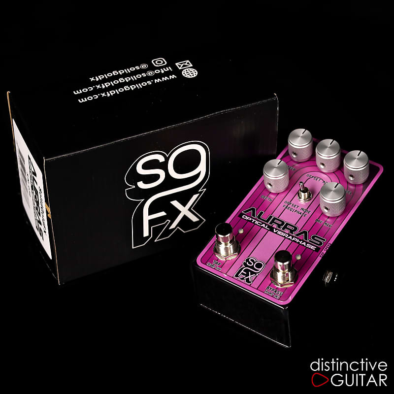 ギター SolidGold fx Aurras Optical Vibraphase SolidGoldFX Aurras Optical Vibraphase Pedal