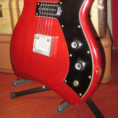 1963 Guild S-50 Jet Star Cherry Red With Hard Case image 1