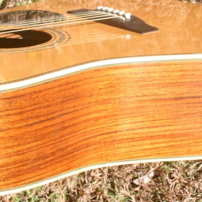 1973 Hand Made K Yairi YW400 Acoustic Guitar, very early model image 11