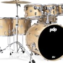 PDP DW Concept Maple CM7 Natural Gloss Lacquer 7 pc. Drum Set Shell Pack(PDCM2217NA) NEW w/Warranty