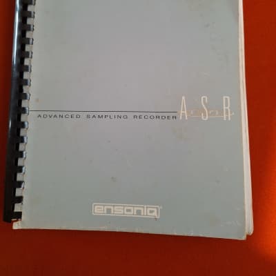 Ensoniq ASR-10 Musician's Manual