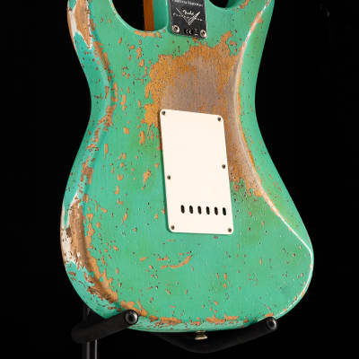 Fender Custom Shop 1960 Dual Mag II Stratocaster Super Heavy Relic Aged Seafoam Green Limited Edition image 18
