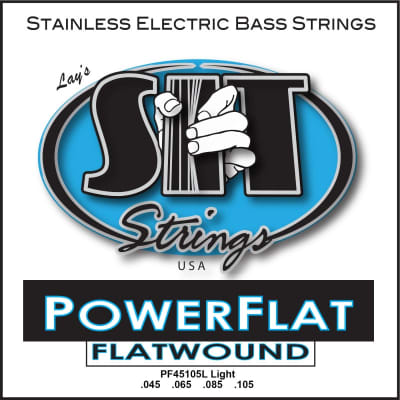 S.I.T Power Flat Flatwound Bass Guitar Strings 45-105 for sale