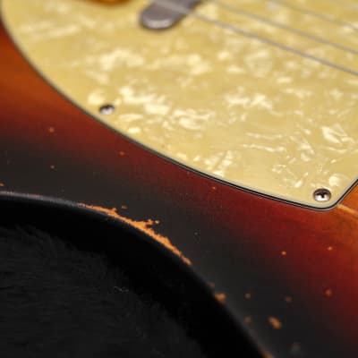American Highway One Fender Telecaster Relic Nitro Custom Sunburst image 10