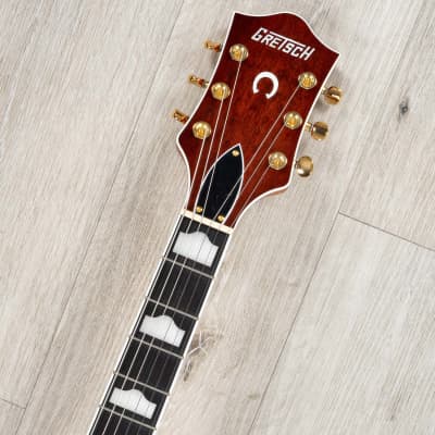Gretsch G6120TG-DS Players Nashville Hollow Body DS Guitar, Roundup Orange image 11