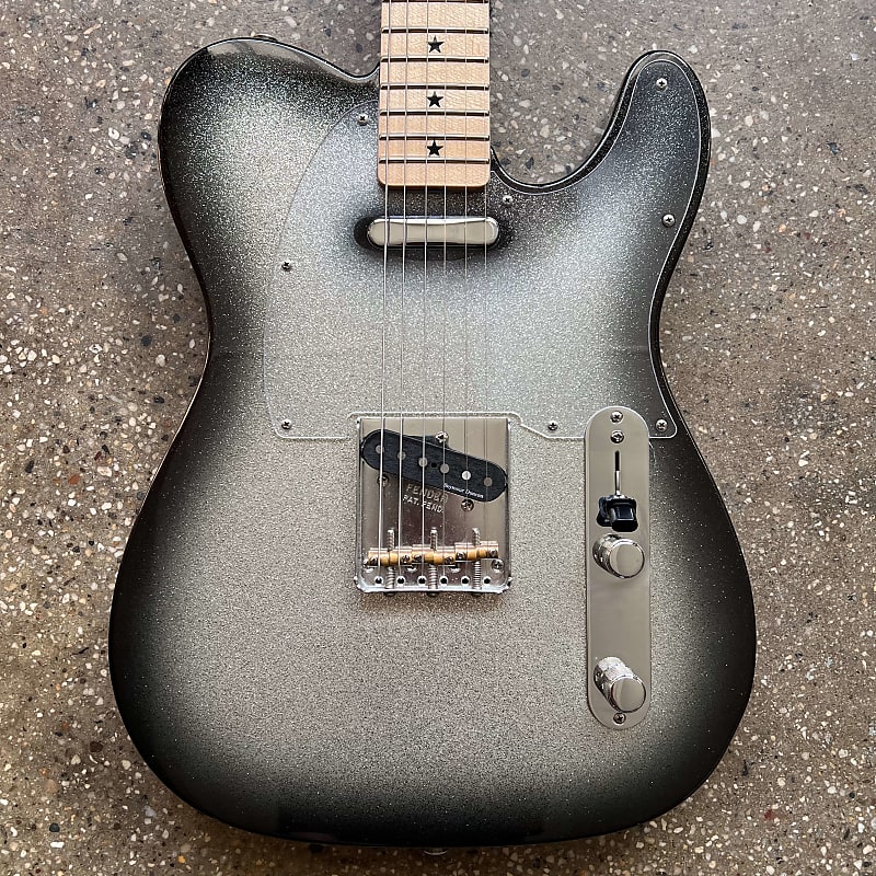 Fender Custom Shop Founders Design Alan Hamel Telecaster 2017 - Black Sparkle NOS image 1