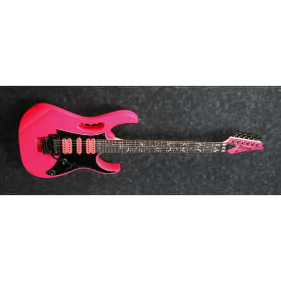 Ibanez JEMJRSPPK Steve Vai Signature Jem Jr Guitar - Pink image 3