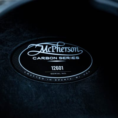 McPherson Blackout Carbon Fiber Sable Camo Top w/ Evo Frets and Black Gotoh Tuners #2601 image 13