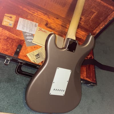 Fender Stratocaster AVRI 1965 Reissue from 2012 Shoreline gold matching headstock image 17