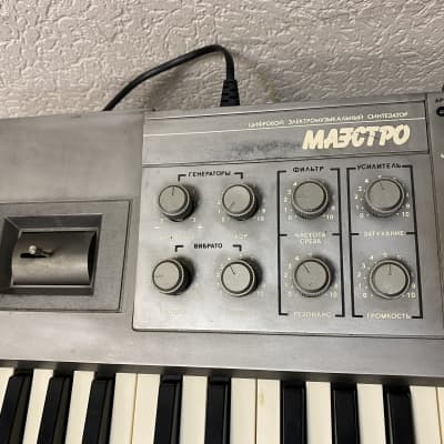 Formanta Maestro MIDI Polivoks Vektor 110 Volt+Original Case 1990 image 6