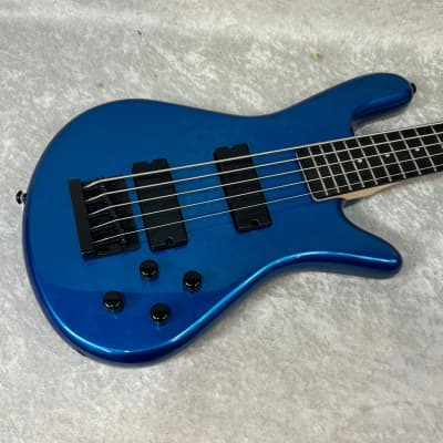 Spector NS Performer 5 fiver string electric bass guitar in metallic blue for sale