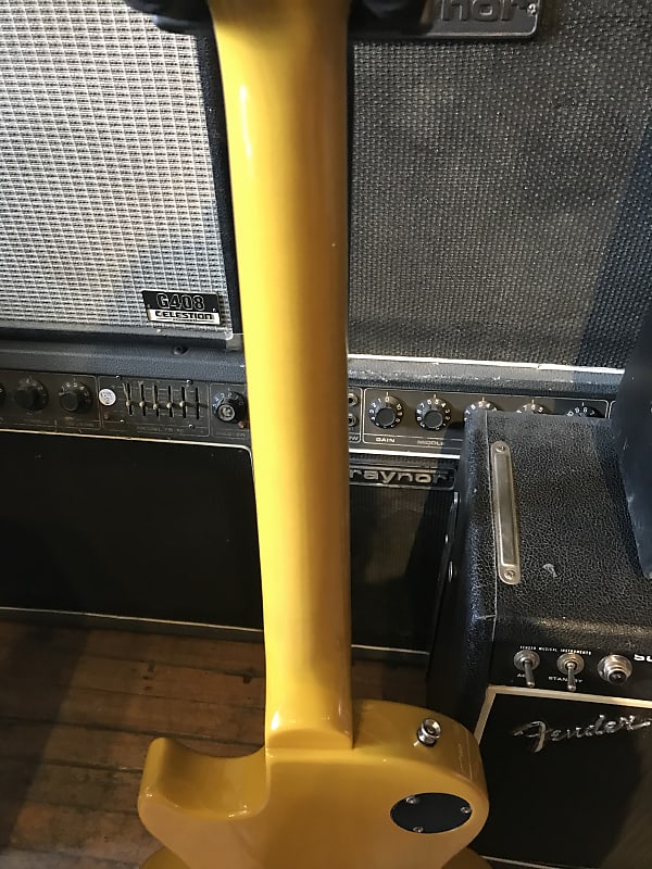 Blitz by Aria Pro II Single Cut Junior TV Yellow | Reverb