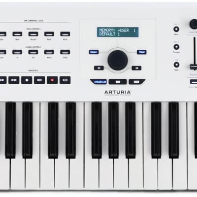 Arturia KeyLab 61 MkII 61-key Keyboard Controller - White  Bundle with Yamaha PA130 12v 1000mA Power Supply image 3