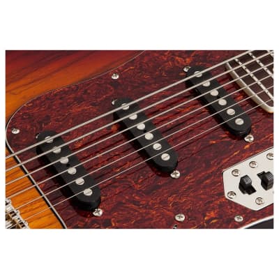 Schecter Guitar Research Hellcat VI Extended-Range Electric Guitar 3-Tone Sunburst image 18