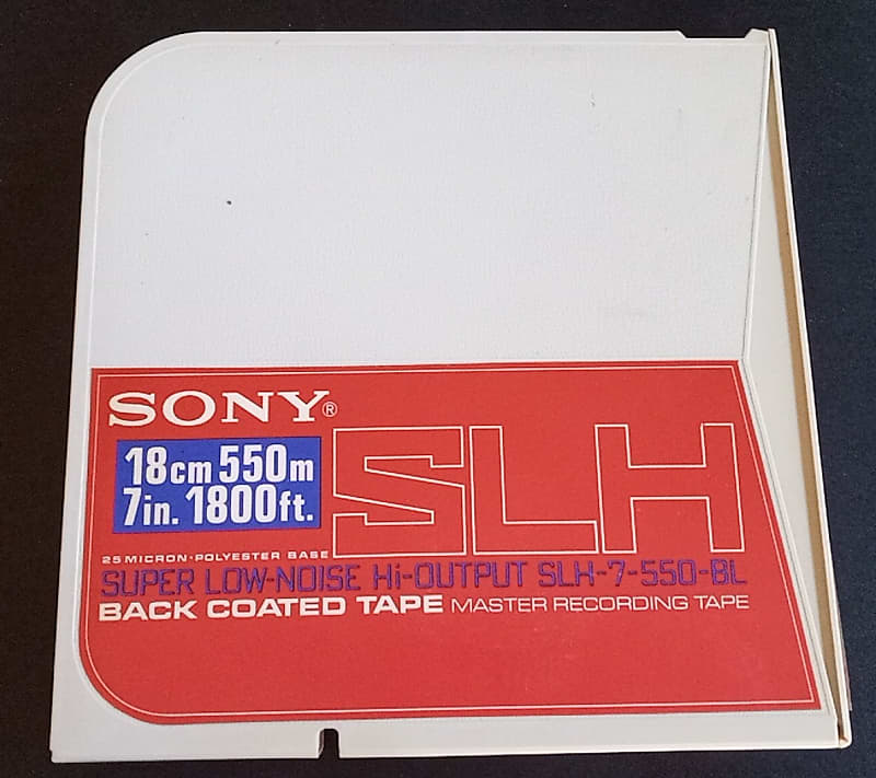 Sony SLH-7-550-BL Reel Back Coated Tape Super Low-Noise 1/4