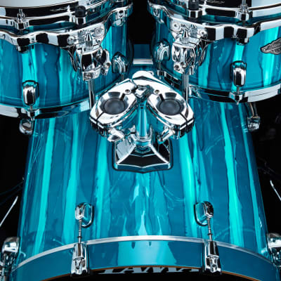Tama MBS42S-SKA Starclassic Performer Shell Kit 4 pcs - Sky Blue Aurora/Chrome HW image 5