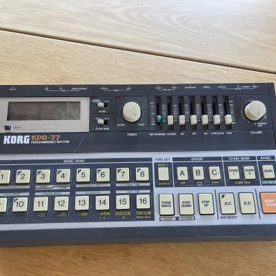 Korg KPR-77 Drum Machine 1980s - Black